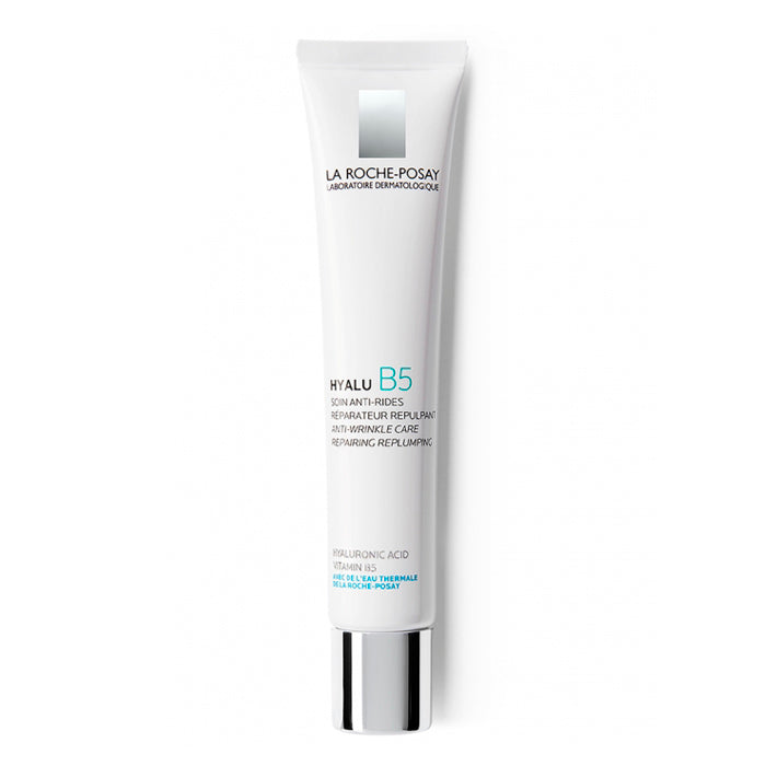 La Roche Posay Hyalu B5 Care 40ml in a sleek bottle, featuring a dropper cap and a minimalist design on a white background.