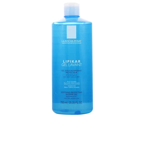 Jag Couture London New York La Roche Posay Lipikar Gel Lavant 750ml, gentle cleansing body wash in a large bottle.