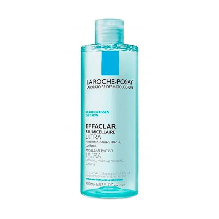 La Roche-Posay Oily Skin Micellar Sun 400ml bottle, gentle skincare product for oily skin with sun protection, by Jag Couture London.