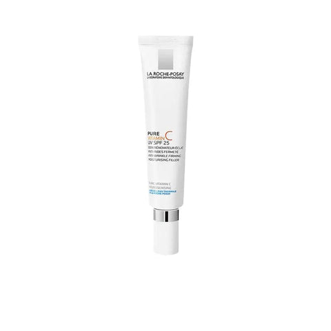 Jag Couture London - New York La Roche-Posay Pure Vitamin C UV SPF25 40ml skincare tube with bright packaging and product label.