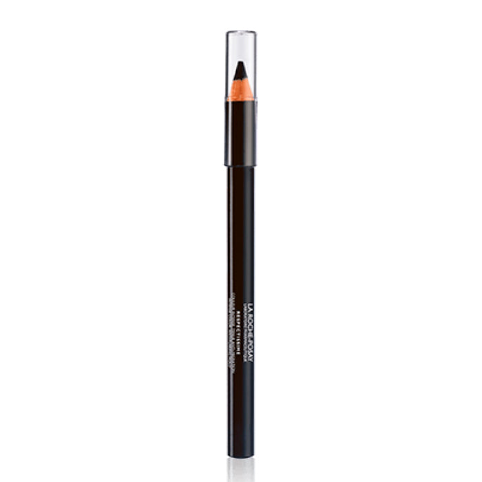 Black La Roche Posay Respectissime Soft Eye Pencil by Jag Couture London, 1g, displayed on a white background.