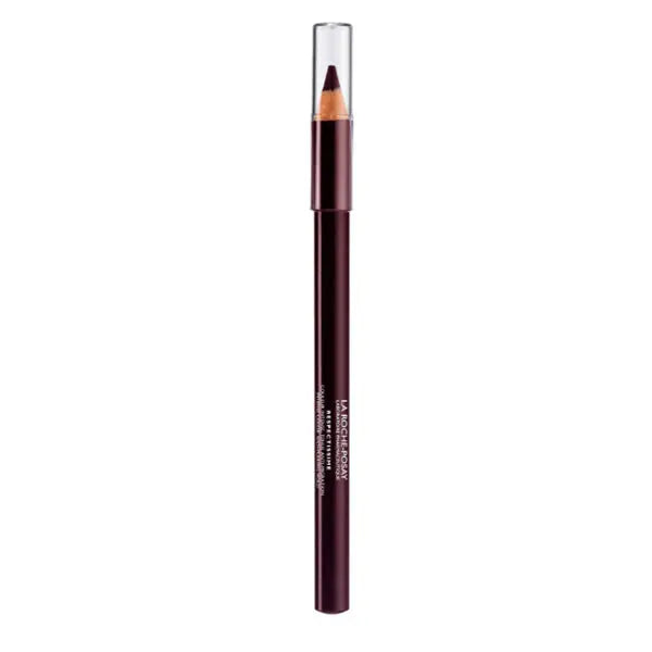La Roche Posay Respectissime Soft Eye Pencil in Intense Brown, 1g, with a close-up of the pencil tip on a light background.