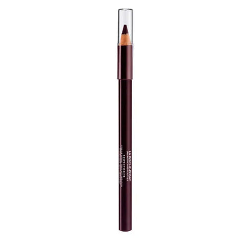 La Roche Posay Respectissime Soft Eye Pencil in Intense Brown, 1g, with a close-up of the pencil tip on a light background.