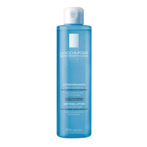 La Roche Posay Soothing Lotion for sensitive skin in 200ml bottle, displayed with branding from Jag Couture London New York.
