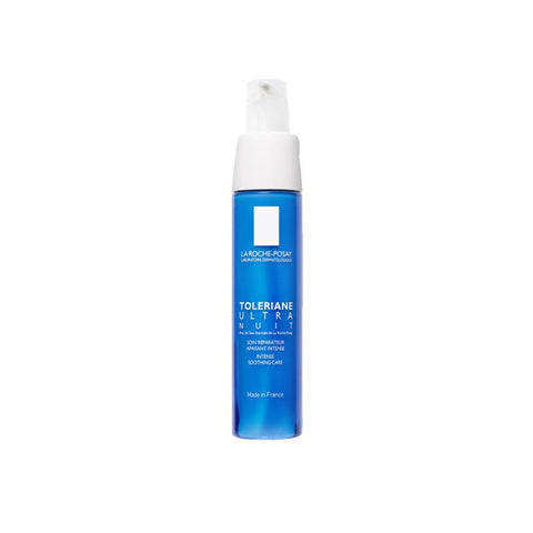 La Roche Posay Toleriane Dermalergo Night cream in a 40ml jar, designed for sensitive skin, with a smooth, nourishing texture.