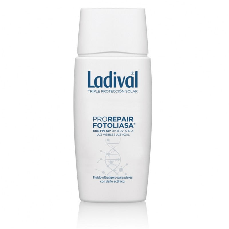 Ladival Prorepair Photolyase 50ml tube from Jag Couture London New York, shown with the product packaging and label.