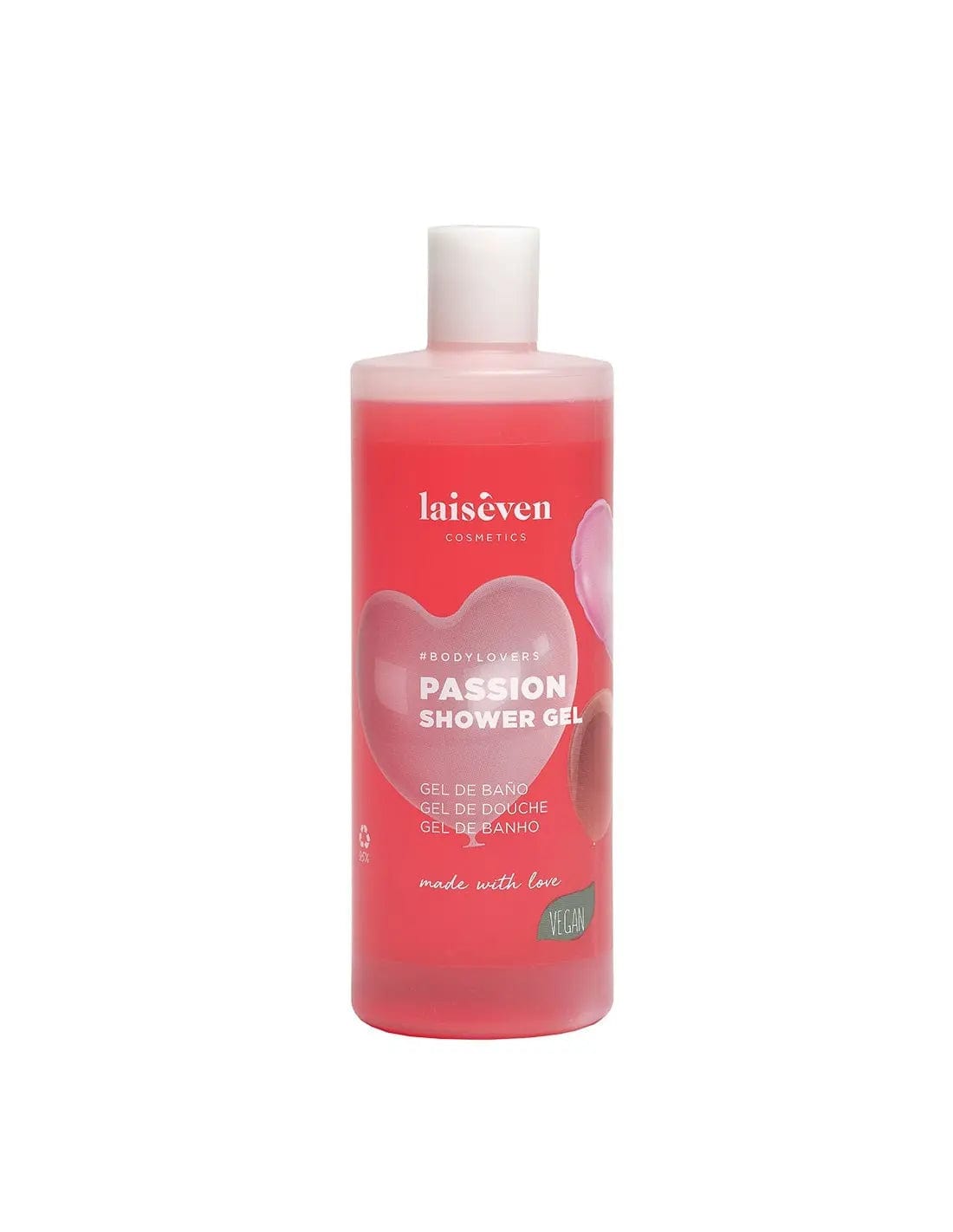 Jag Couture London - New York Laiseven Gel 750ml Passion, vibrant pink gel in clear container with label for skincare or cosmetic use.
