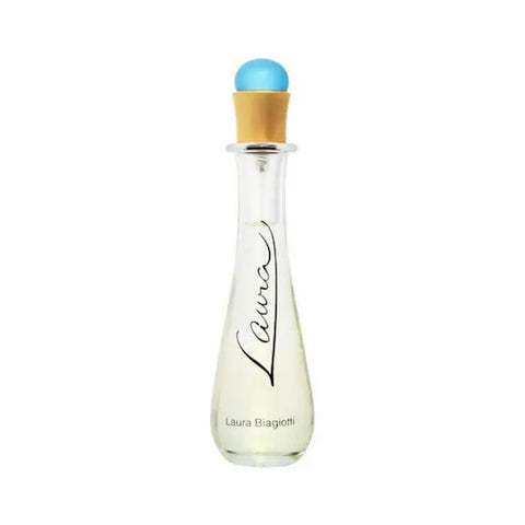Laura Biagiotti Laura Eau De Toilette spray 50ml bottle with elegant packaging, displayed on a plain background.