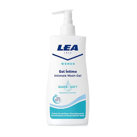 Lea Women Gel Higiene Íntima Suave 250ml by Jag Couture London New York, smooth intimate hygiene gel in a white bottle