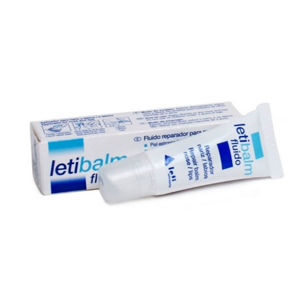 Jag Couture London Letibalm Fluid 10ml, moisturizing lip balm in a compact tube, designed for nourishing and protecting lips.