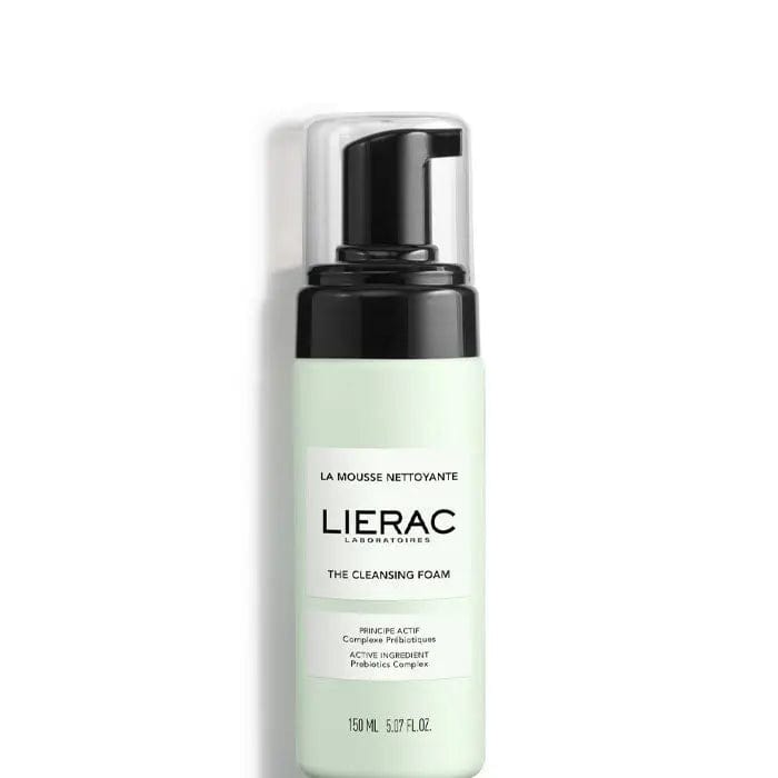Lierac Cleansing Foam 150ml from Jag Couture London - New York, with foamy texture suitable for gentle facial cleansing.