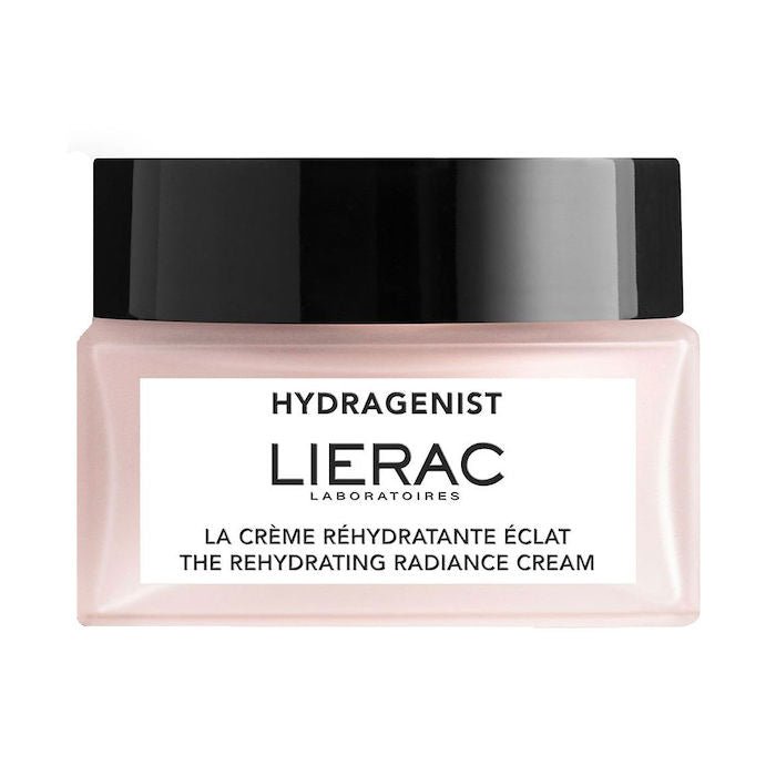 Lierac Hydragenist Illuminating Rehydrating Cream in 50ml jar, hydrating skincare by Jag Couture London New York