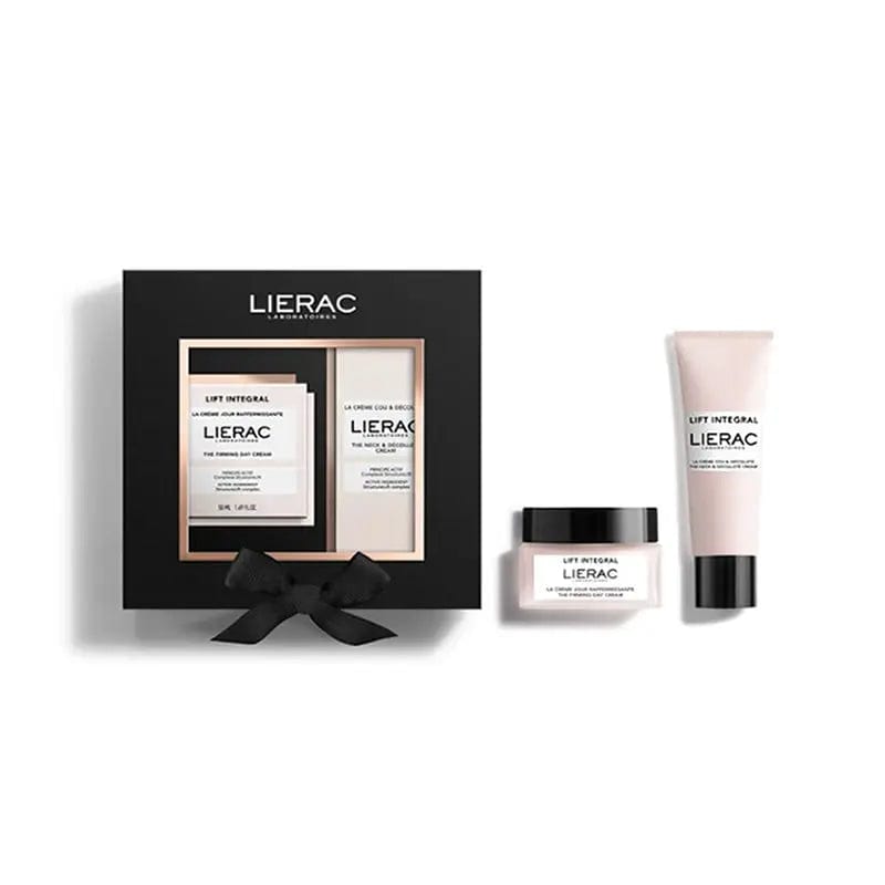 Set of two Lierac Lift Integral Firming Day Cream 50ml jars by Jag Couture London - New York, featuring smooth, firming skincare.
