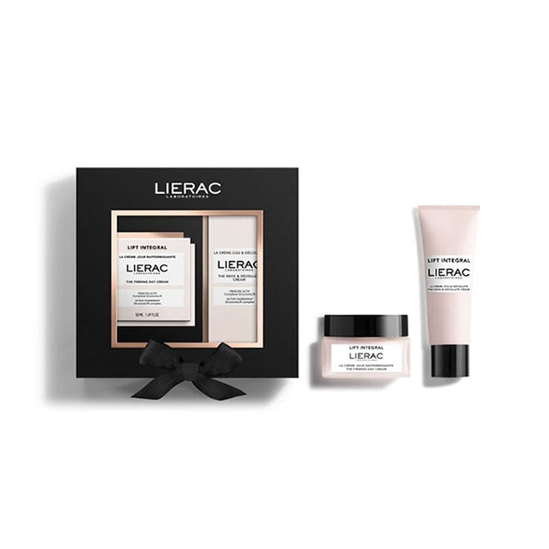 Two jars of Lierac Lift Integral Firming Day Cream by Jag Couture London New York, showing the 50ml containers side by side.