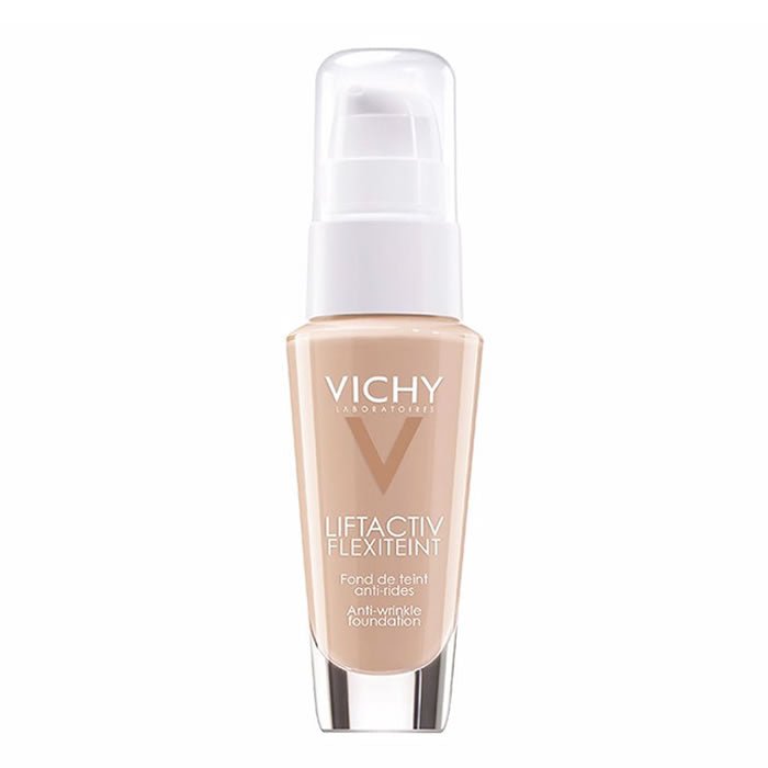 Jag Couture London New York Liftactiv Flexiteint anti-wrinkle foundation in Opal shade with SPF 20, showing smooth texture and packaging.