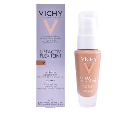 Jag Couture London New York Liftactiv Flexiteint foundation in shade 55 Opal, anti-wrinkle SPF 20, creamy liquid makeup for radiant skin