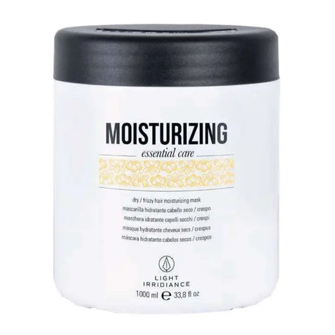 Jag Couture London New York Light Irridiance Essential Care moisturizing mask for dry hair, 1000ml jar with smooth creamy texture