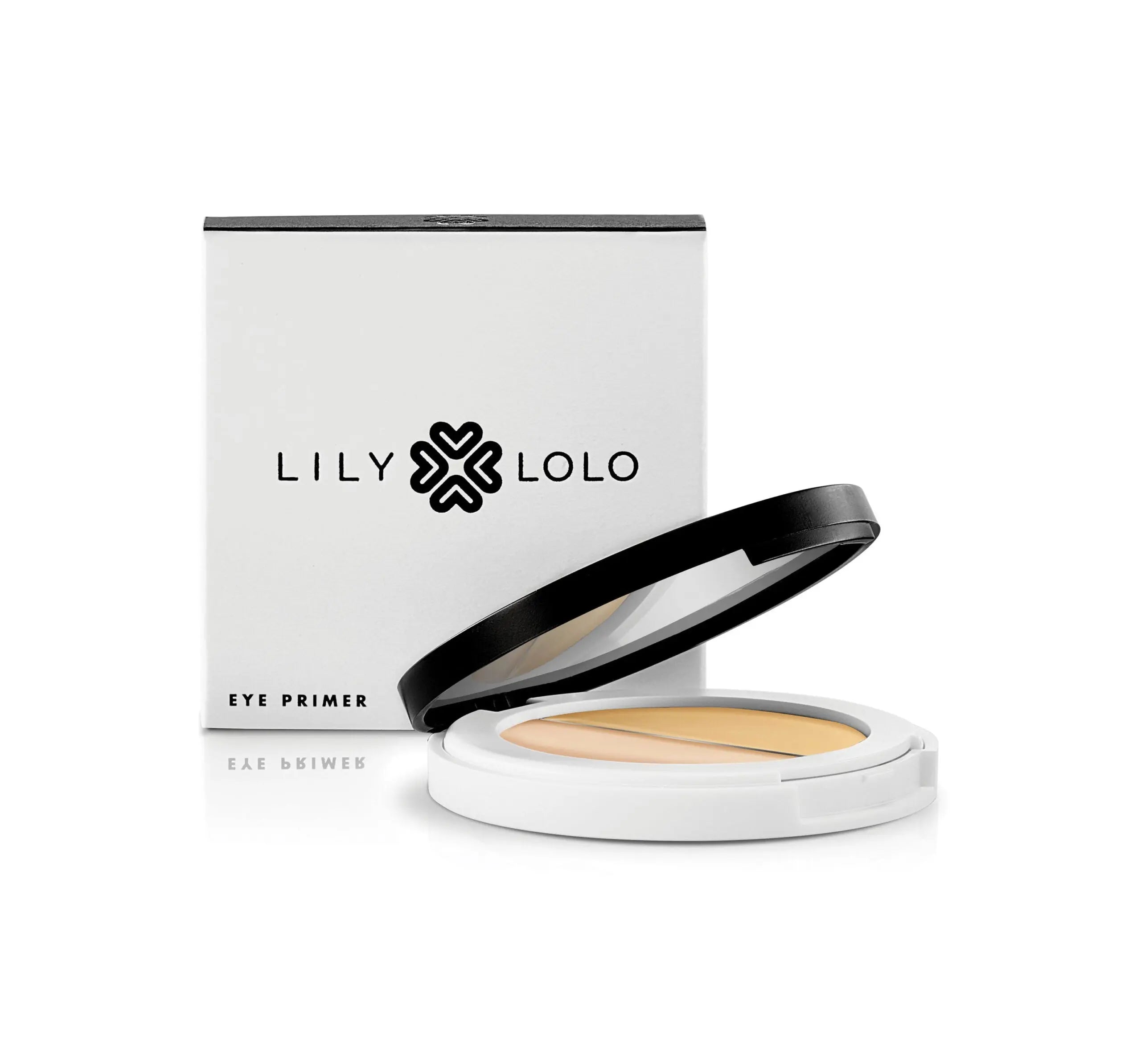 Lily Lolo Base Correctora para Sombras by Jag Couture London - New York, close-up of the makeup primer tube for eyeshadow correction.