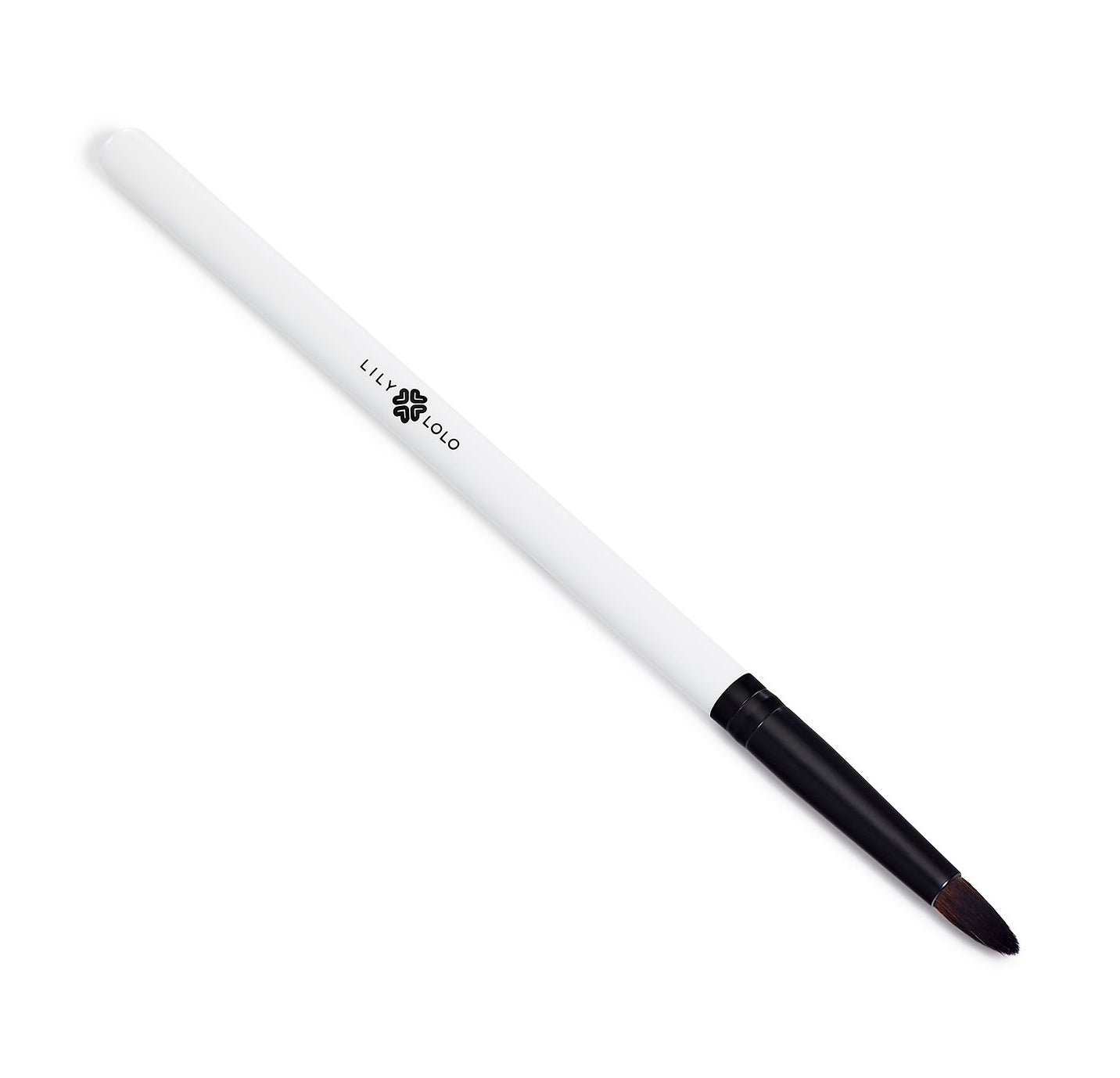Lily Lolo eye makeup brush by Jag Couture London - New York, shown with soft bristles and sleek handle for precise eye makeup application.