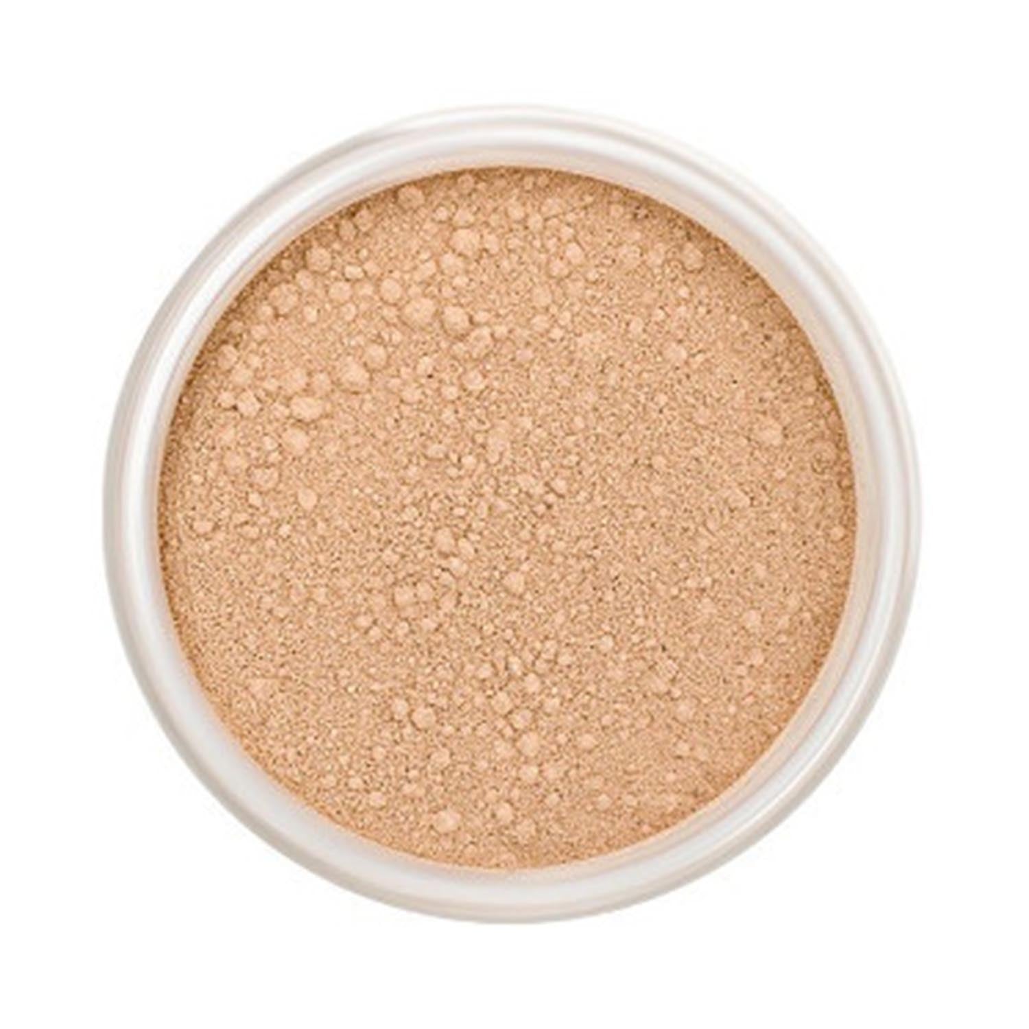 Lily Lolo Mineral Base En Polvos SPF15 Dusky Mini by Jag Couture London New York, compact mineral foundation powder.