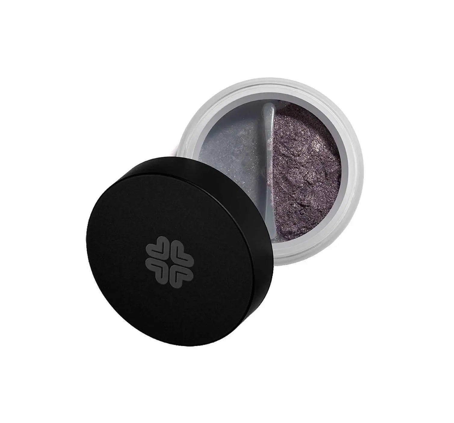 Lily Lolo Sombra Mineral in Golden Lilac, a shimmering eyeshadow from Jag Couture London-New York, shown in a close-up.