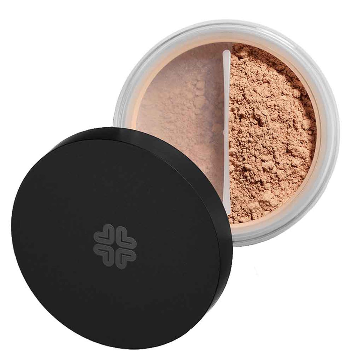Lily Lolo SPF15 Base Compact in Cool Caramel, 10ml, a natural mineral foundation compact by Jag Couture London New York.