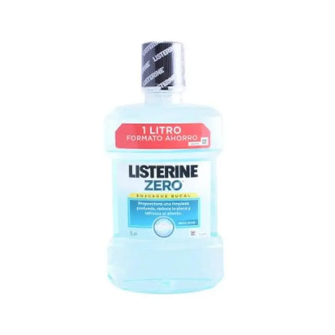 Listerine Zero Alcohol Soft Mint Mouthwash in 1000ml bottle, featuring fresh mint flavor, by Jag Couture London New York