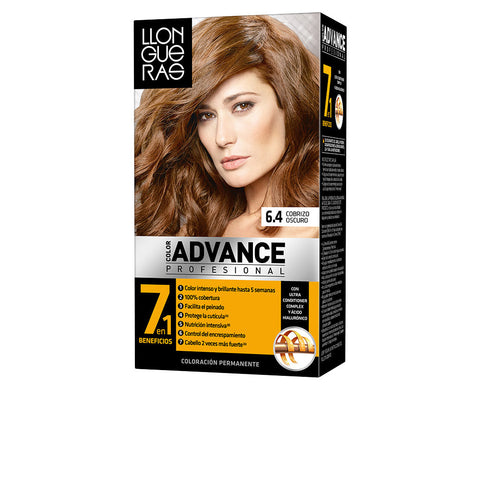 Jag Couture London New York Llongueras Color Advance Hair Colour 6.4 Cobrizo Oscuro with rich copper-brown shade