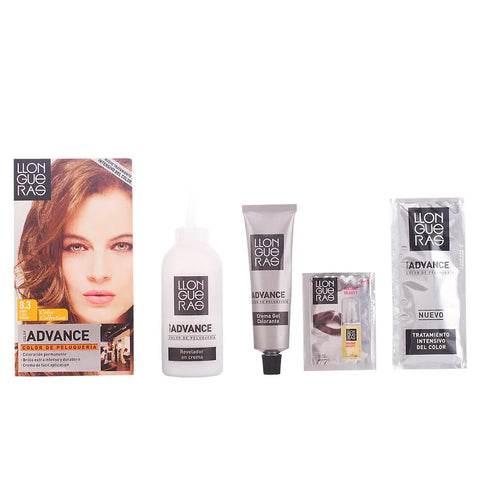 Llongueras Color Advance hair color 8.3 Golden Light Blonde in a tube, showcased by Jag Couture London - New York.