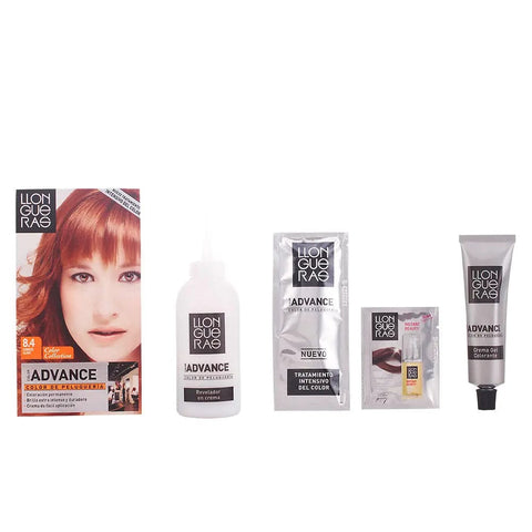 Jag Couture London New York Llongueras Color Advance Hair Colour 8.4 Light Copper showing vibrant copper-toned hair in natural light.