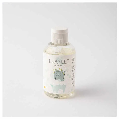 Jag Couture London and New York Lua & Lee Shower Gel 100ml bottle with sleek packaging and vibrant design.