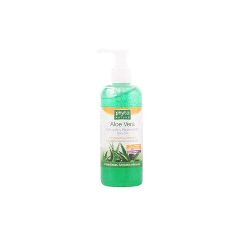 Luxana Phyto Nature Aloe Vera Body Gel by Jag Couture London, 250ml bottle with fresh aloe vera extract visible.