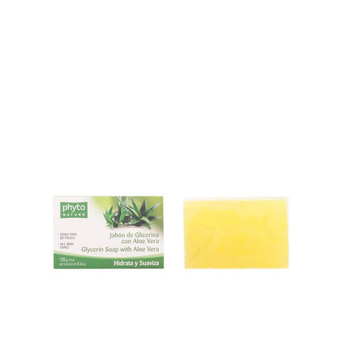 Luxana Phyto Nature Aloe Vera Soap 125g, natural soap bar with aloe vera for gentle skin cleansing, by Jag Couture London New York