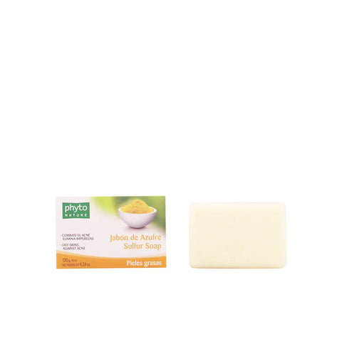 Luxana Phyto Nature Sulfur Soap 120g by Jag Couture London New York, showing the soap bar with natural ingredients and packaging.