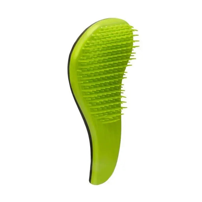 Green Macadamia Natural Oil No Tangle Brush by Jag Couture London with smooth, ergonomic handle for detangling hair.