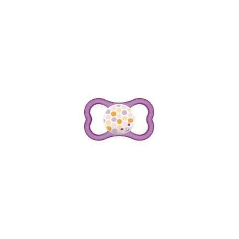 Mam Silicone Air 16+ Soother by Jag Couture London—soft silicone baby soother with a breathable design