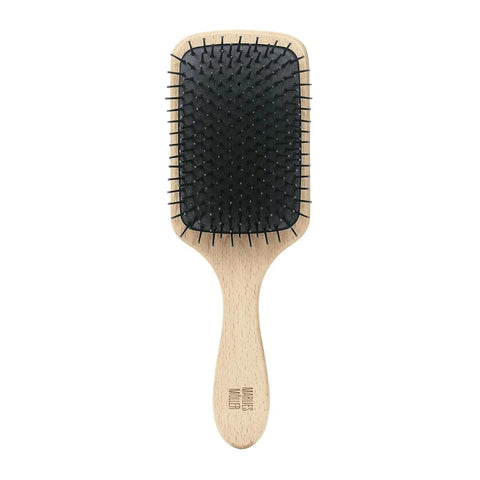 Marlies Moller Care Hair and Scalp Brush by Jag Couture London New York with wooden handle and soft bristles for gentle scalp care