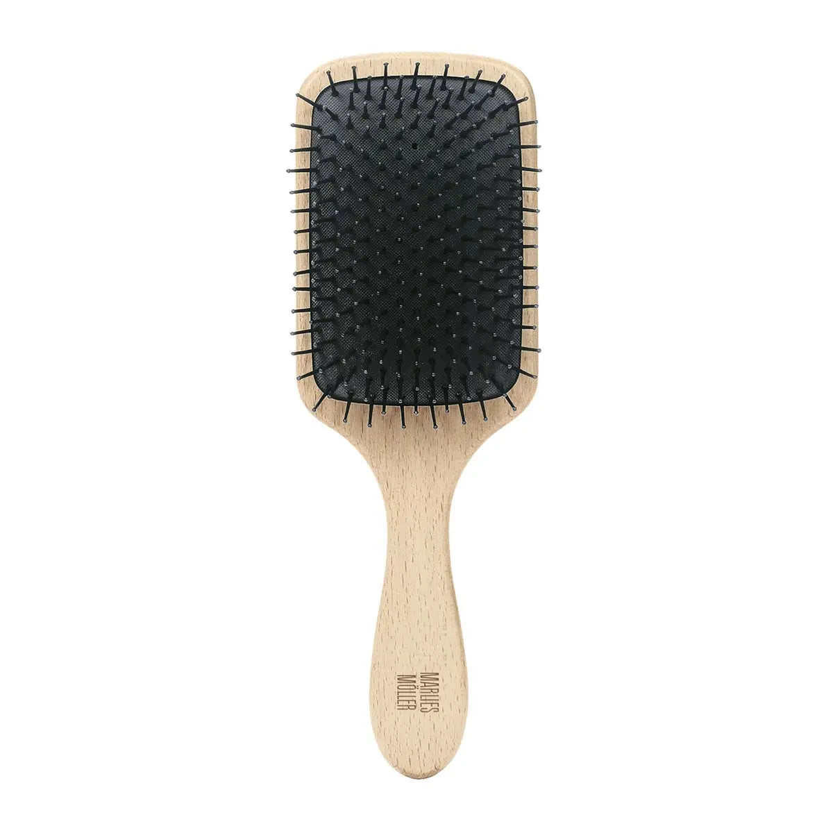 Marlies Moller Care Hair and Scalp Brush by Jag Couture London-New York, showing soft bristles and ergonomic handle.