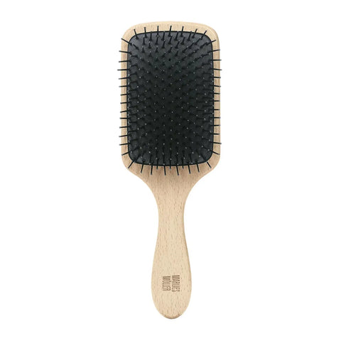 Marlies Moller Care Hair and Scalp Brush by Jag Couture London-New York, showing soft bristles and ergonomic handle.
