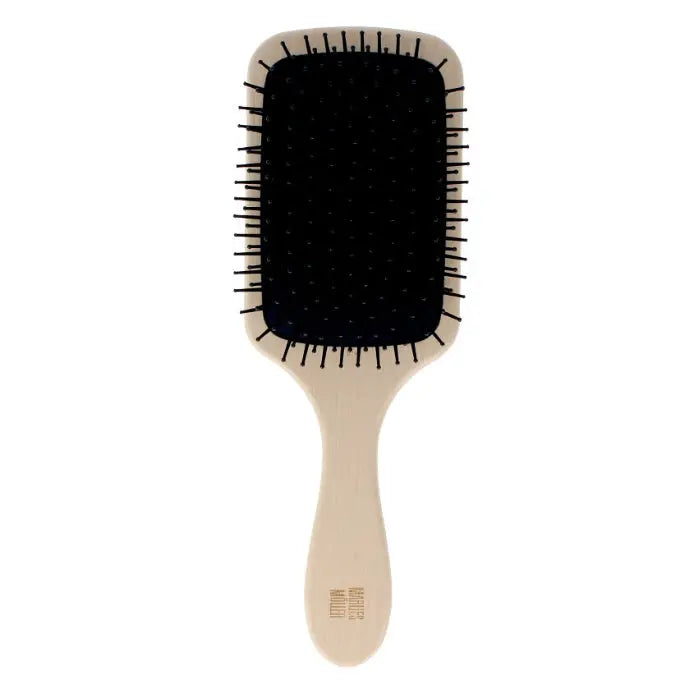 Marlies Moller New Classic Hair Brush by Jag Couture London New York, showing the wooden handle and natural bristles.