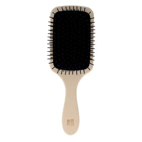 Marlies Moller New Classic Hair Brush by Jag Couture London New York, showing the wooden handle and natural bristles.