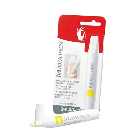 Mavala Mavapen Nourishing Cuticle Oil in 4.5ml bottle, designed to hydrate and strengthen cuticles, from Jag Couture London - New York.