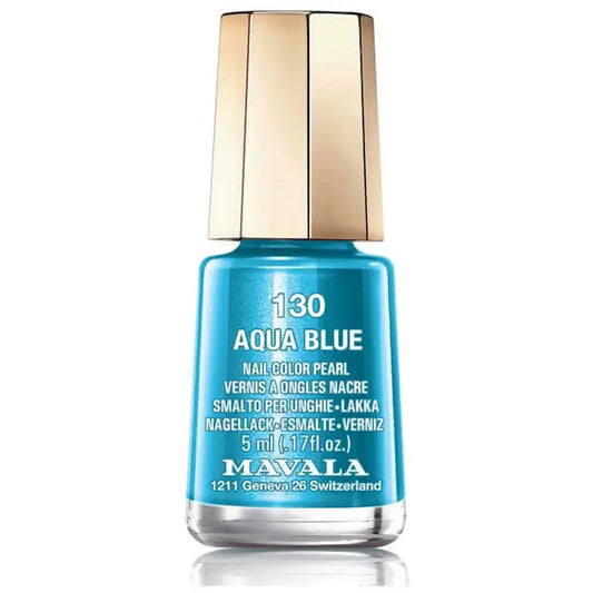 Mavala Nail Polish 130 Aqua Blue 5ml Jag Couture London - New York