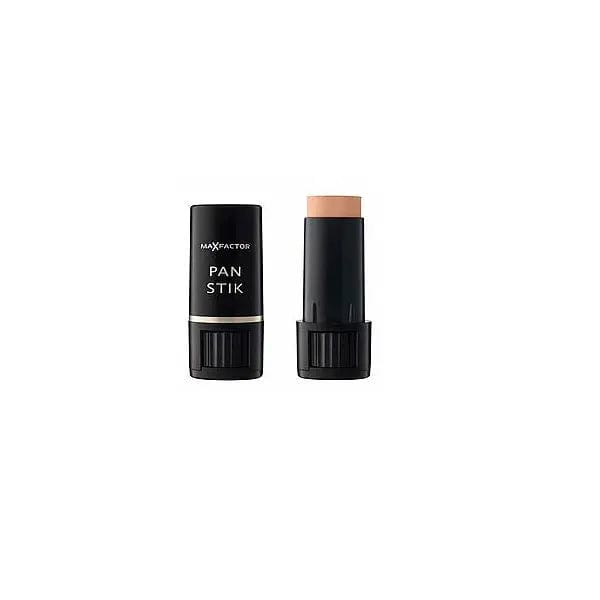 Max Factor Pan Stik Foundation in 96 Bisque Ivory, a creamy makeup stick with smooth texture and natural finish.