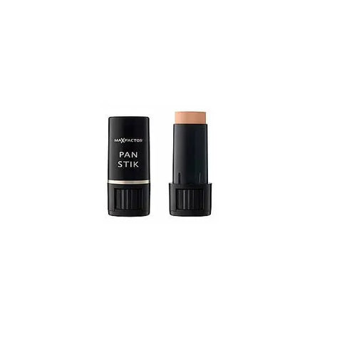 Max Factor Pan Stik Foundation in 96 Bisque Ivory, a creamy makeup stick for smooth, even skin tone application.