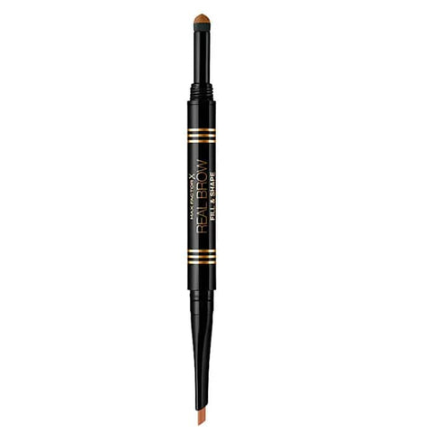 Max Factor Real Brow Fill & Shape in 01 Blonde, natural-looking eyebrow kit with brow filler and shaping tools, by Jag Couture London New York.