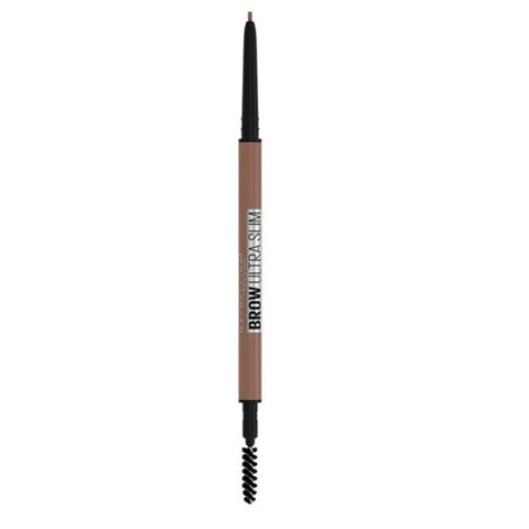 Maybelline Brow Ultra Slim Defining Eyebrow Pencil in 03 Warm Brown, with a slim design and precision tip for natural-looking brows.
