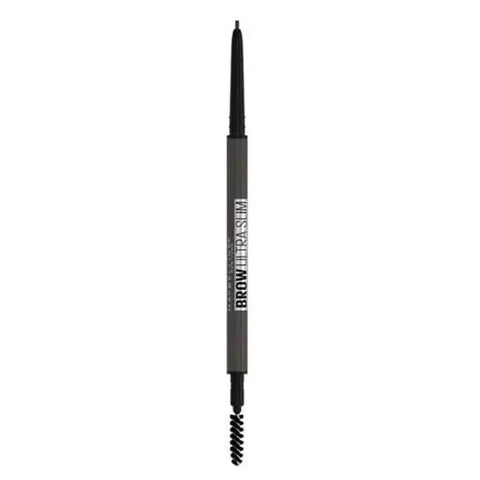 Maybelline Brow Ultra Slim Defining Eyebrow Pencil in shade 07 Black, with a sleek pencil tip and spoolie brush for precise brow shaping.