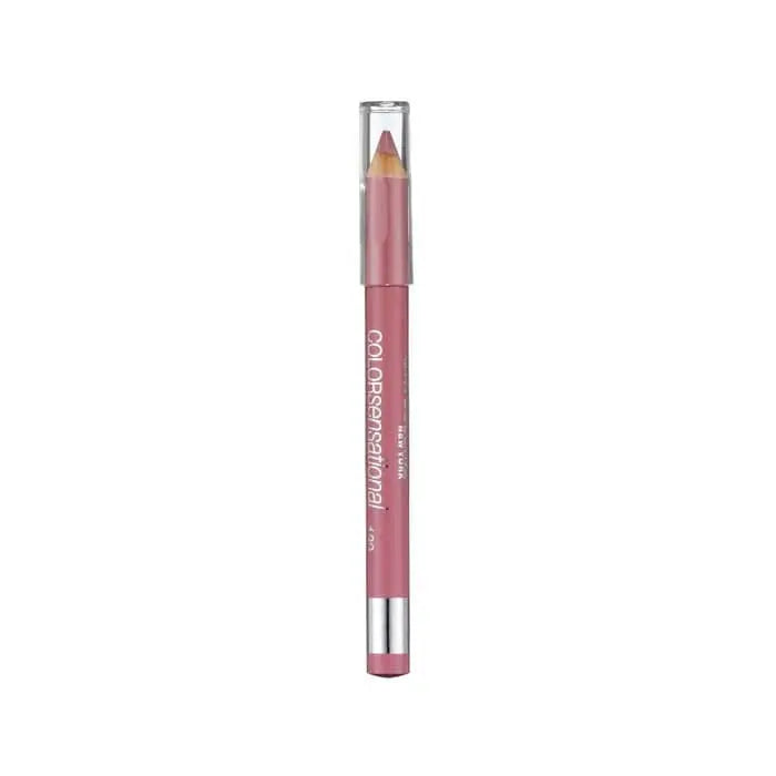 Maybelline Color Sensational Lip Liner in 630 Velvet Beige, showcasing the beige lip liner pencil with brand packaging.