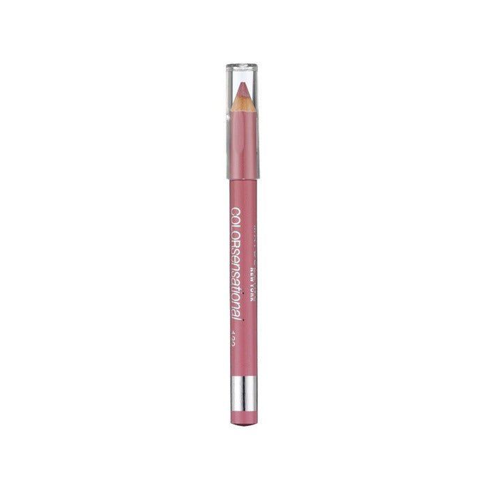Maybelline Color Sensational Lip Liner 630 Velvet Beige, nude lip liner pencil with sharp tip and brand packaging.